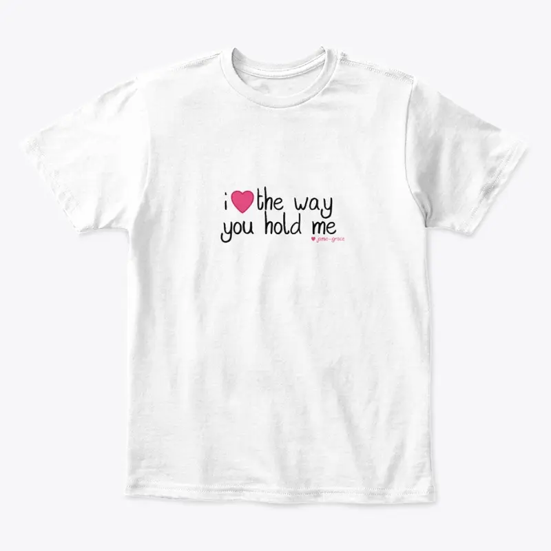 I Love The Way You Hold Me Onesie (Pink)